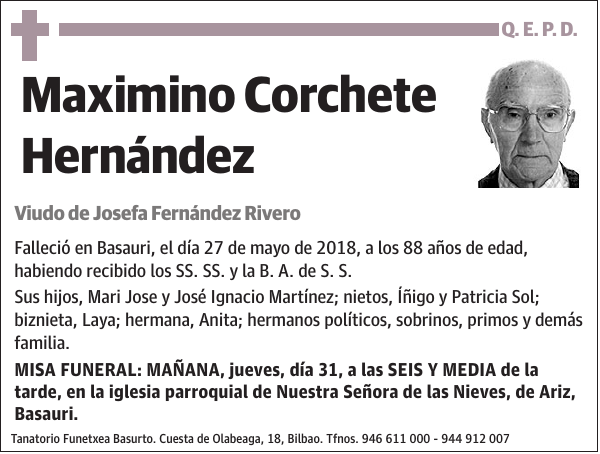 Maximino Corchete Hernández