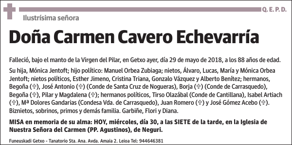 Carmen Cavero Echevarría