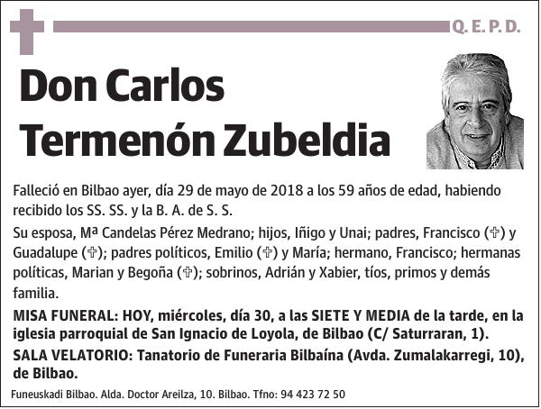 Carlos Termenón Zubeldia