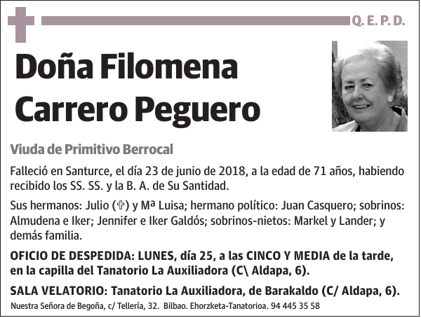 Filomena Carrero Peguero