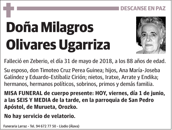 Milagros Olivares Ugarriza