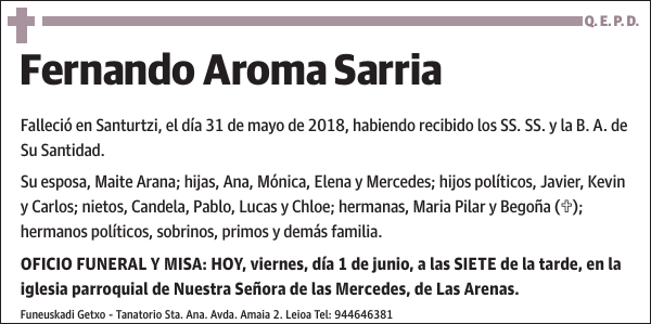 Fernando Aroma Sarria