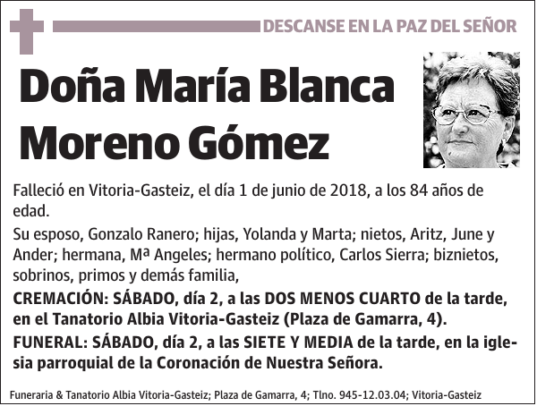 María Blanca Moreno Gómez