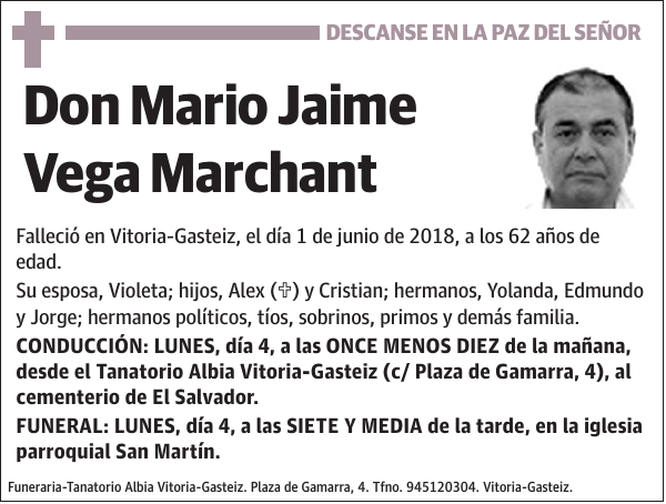 Mario Jaime Vega Marchant