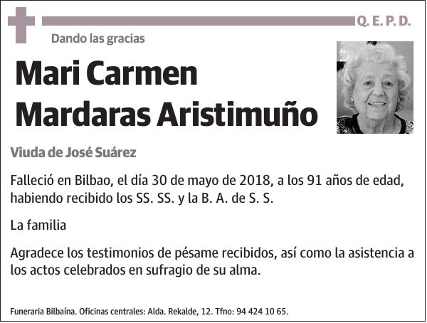 Mari Carmen Mardaras Aristimuño