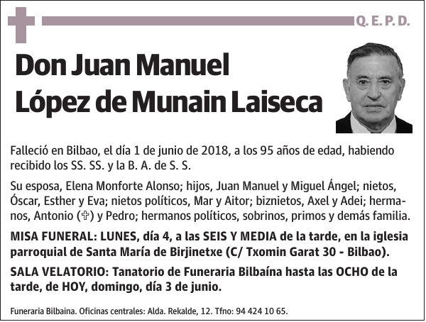 Juan Manuel López de Munain Laiseca