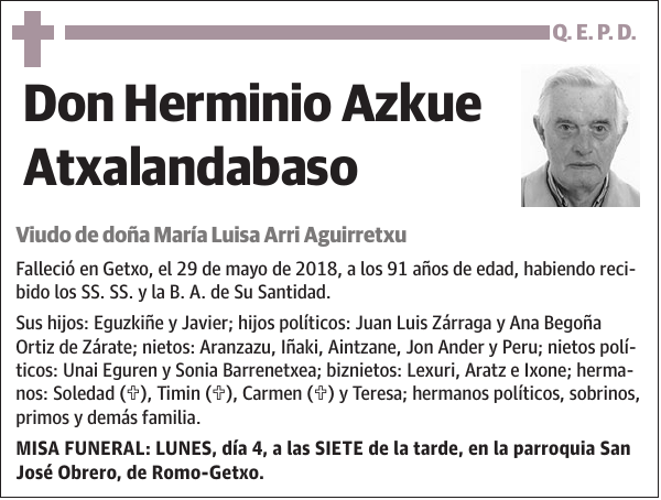 Herminio Azkue Atxalandabaso