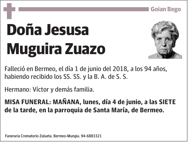 Jesusa Muguira Zuazo