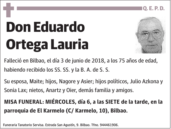 Eduardo Ortega Lauria