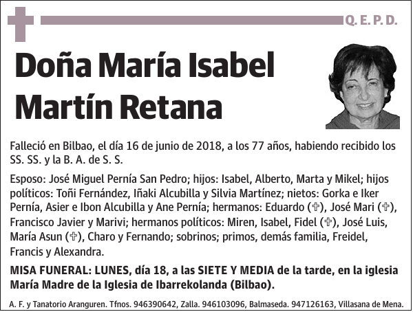 María Isabel Martín Retana