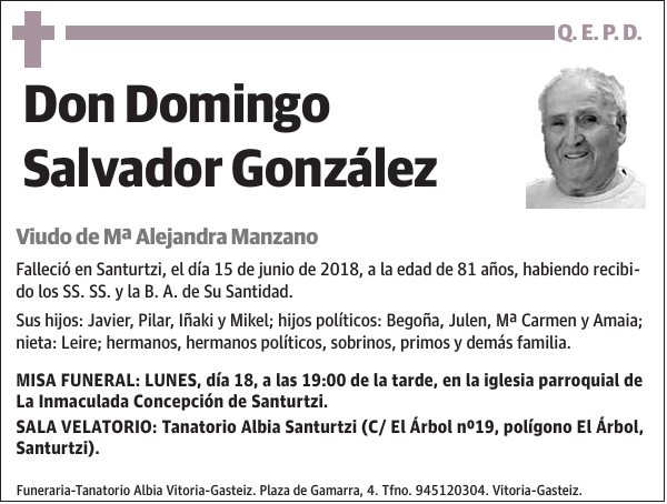 Domingo Salvador González