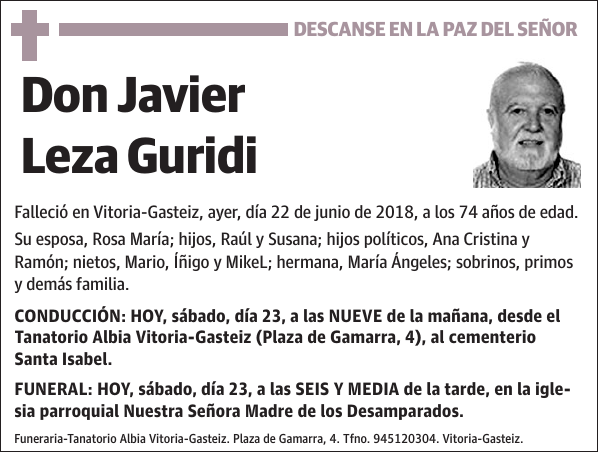 Javier Leza Guridi