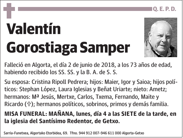 Valentín Gorostiaga Samper