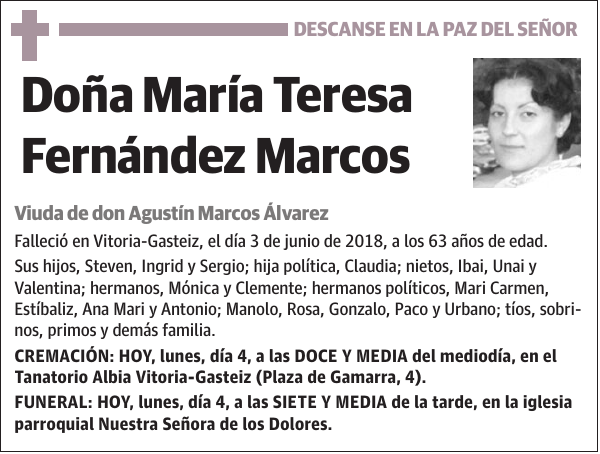 María Teresa Fernández Marcos