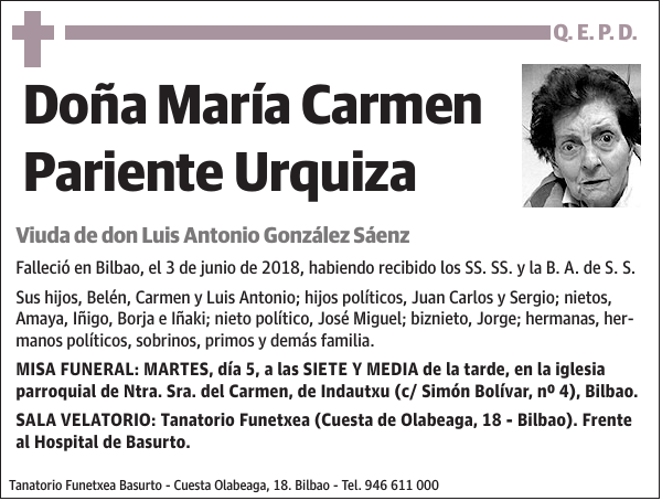 María Carmen Pariente Urquiza