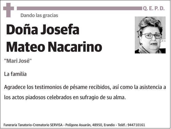 Josefa Mateo Nacarino