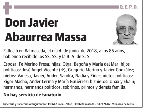 Javier Abaurrea Massa