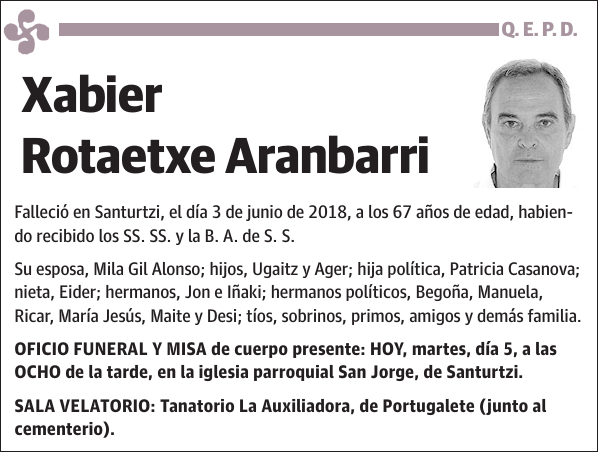 Xabier Rotaetxe Aranbarri