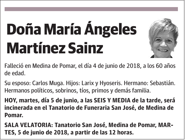 María Ángeles Martínez Sainz