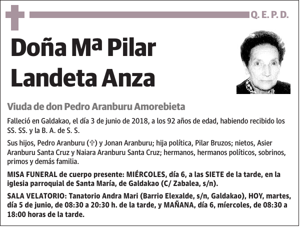 Mª Pilar Landeta Anza