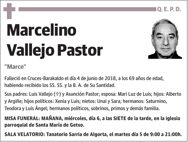 Marcelino Vallejo Pastor