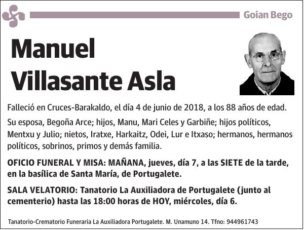 Manuel Villasante Asla