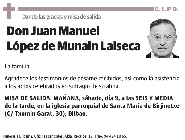 Juan Manuel López de Munain Laiseca