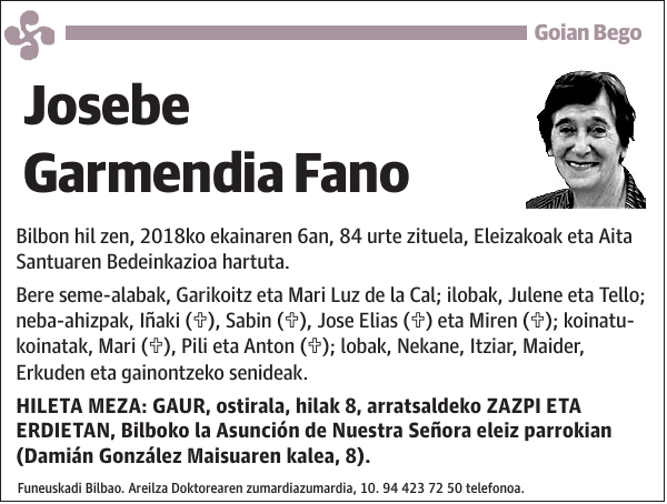 Josebe Garmendia Fano