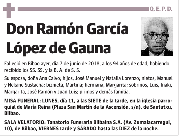 Ramón García López de Gauna