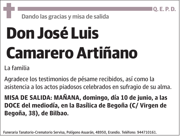 José Luis Camarero Artiñano