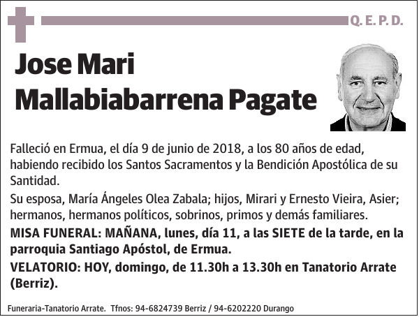 Jose Mari Mallabiabarrena Pagate