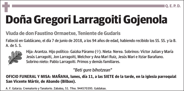 Gregori Larragoiti Gojenola