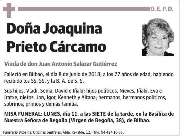 Joaquina Prieto Cárcamo