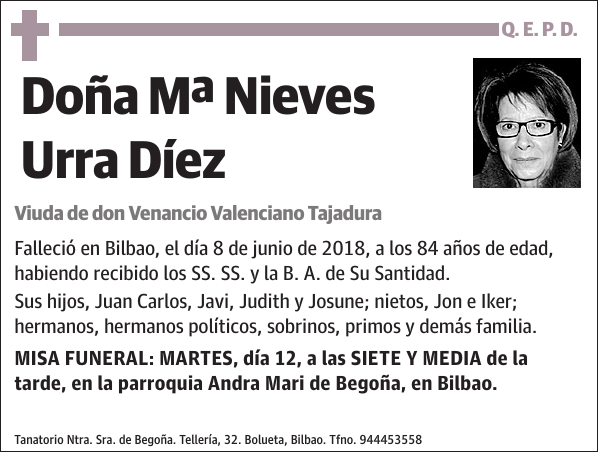 Mª Nieves Urra Díez