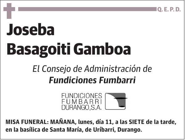 Joseba Basagoiti Gamboa