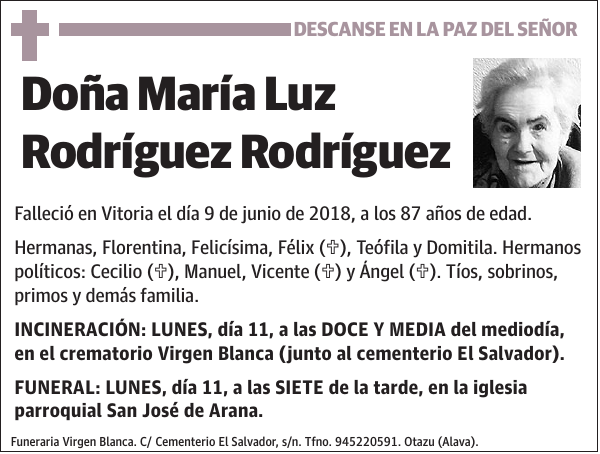 María Luz Rodríguez Rodríguez