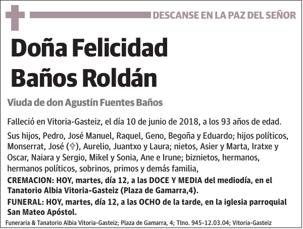 Felicidad Baños Roldán