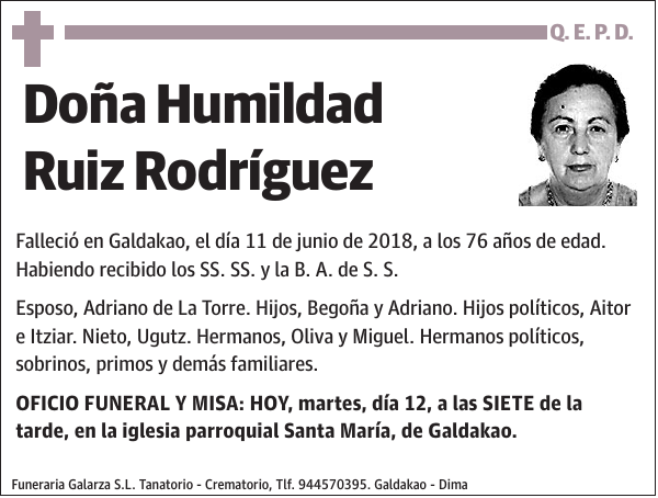 Humildad Ruiz Rodríguez