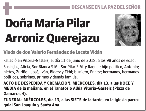 María Pilar Arroniz Querejazu