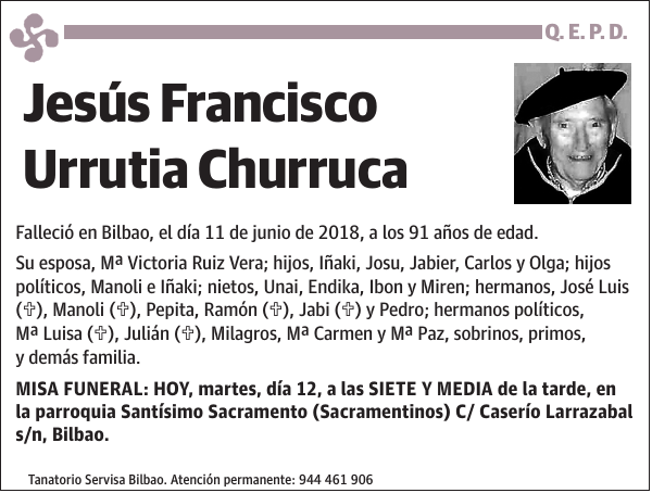 Jesús Francisco Urrutia Churruca