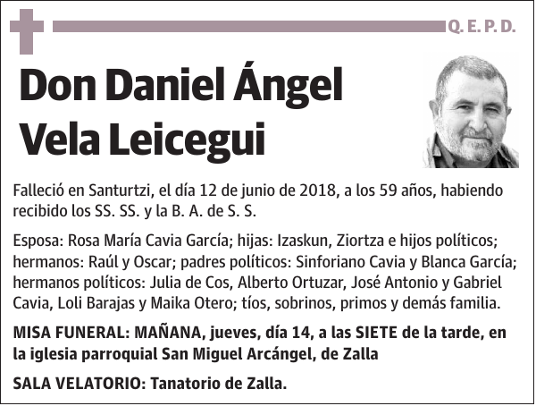 Daniel Ángel Vela Leicegui