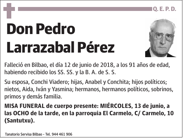 Pedro Larrazabal Pérez