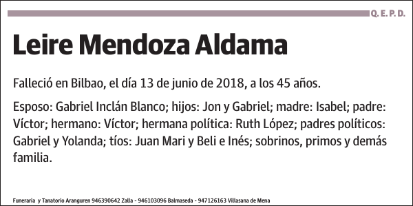 Leire Mendoza Aldama