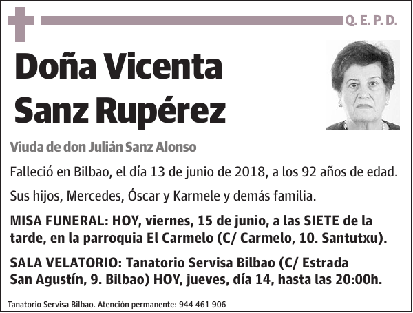Vicenta Sanz Rupérez