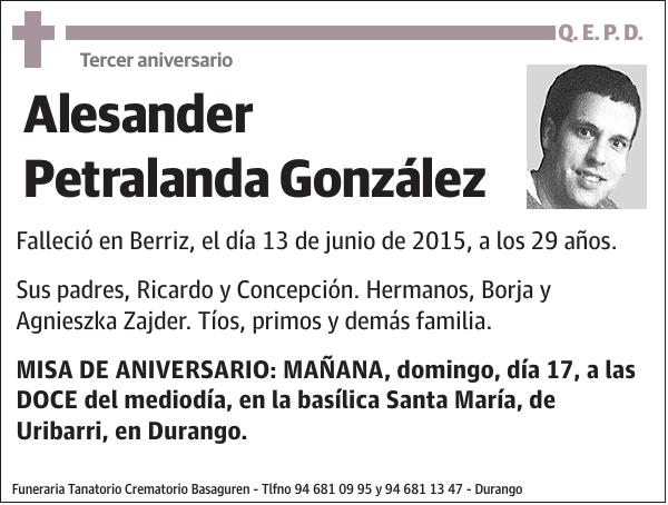 Alesander Petralanda González