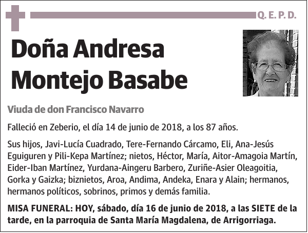 Andresa Montejo Basabe