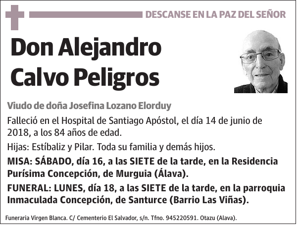 Alejandro Calvo Peligros