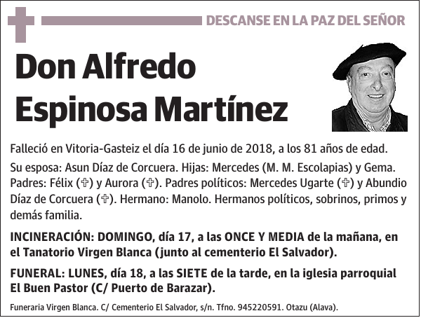 Alfredo Espinosa Martínez