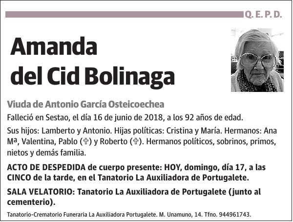 Amanda del Cid Bolinaga