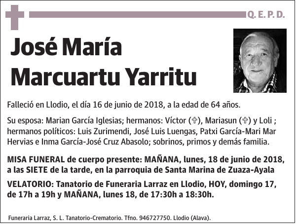 José María Marcuartu Yarritu